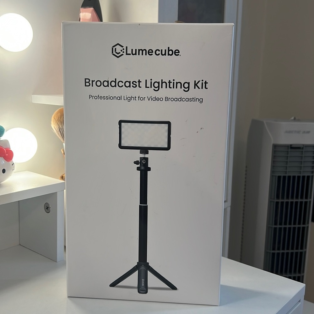 Lume Cube Broadcast Lighting Kit | Webcam Light for Computer & Laptop